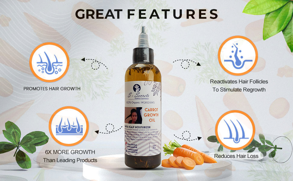 Carrot Hair Growth Oil