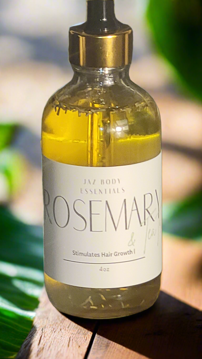 Rosemary and Tea Tree Hair Oil 4oz